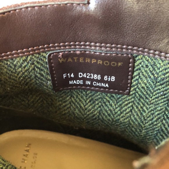 {Waterproof} Cole Haan Indiana Suede Booties - Picture 9 of 11